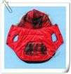   snowsuits Waterproof Red CHECK Fur Hoodie coat jacket dog pet clothes