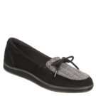 Womens Grasshoppers Highview Black Suede/Tweed Shoes 