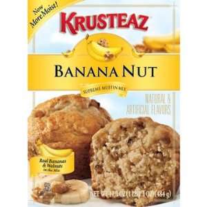 Krusteaz Banana Nut Muffin Mix (Pack of 2)  Grocery 