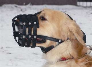 Basket Muzzle Adjustable Padded For Dog Dogs Basket  