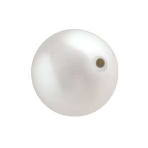  5811 14mm Round Pearl Large Hole White Arts, Crafts 