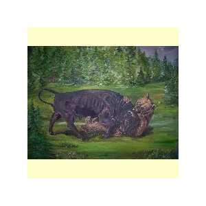  Bull & Bear original painting Toys & Games