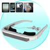 New 60 Inch Virtual Video Screen Glasses for iPhone 4 4S iPod  