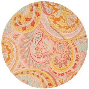  Pink Paisley Charger Center Round Placemat