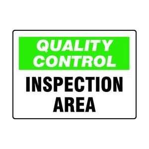  Sign,7x10 In,inspection Area   ACCUFORM SIGNS Everything 