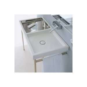 Duravit D20001 D20002 Starck X 43 1/4 Washbasin with Metal Console 