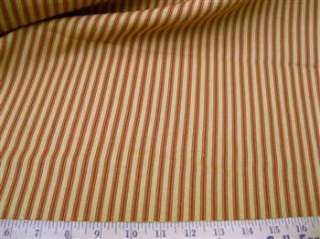Fabric Waverly Timeless Ticking Spice 388WV  