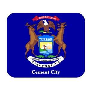  US State Flag   Cement City, Michigan (MI) Mouse Pad 