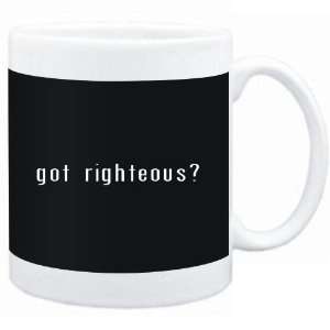  Mug Black  Got righteous?  Adjetives