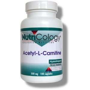  Acetyl L Carnitine 500 mg 100 caps