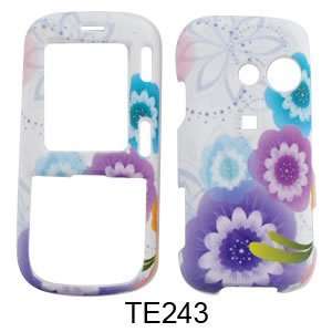   CASE COVER SKIN COLORFUL FLOWERS WHITE Cell Phones & Accessories