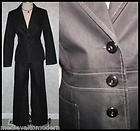 NEW~~$220 RARE Black Stretch Denim Isabella Pant Suit NEW 8