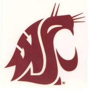  Wsu Cougars Small Static Cling 3.5 X 4.5 Sports 
