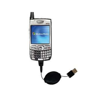  Retractable USB Cable for the Sprint Palm Treo 700wx with 