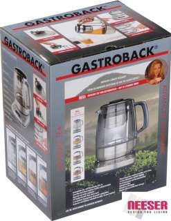 GASTROBACK Gourmet Tea Advanced Automatic Teekocher vom Fachgeschäft 