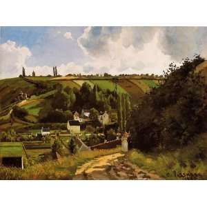  Oil Painting The Jallais Hills, Pontoise Camille 