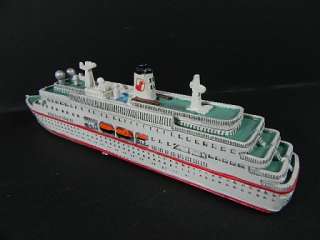 Schiff Modell Kreuzfahrtschiff MS Deutschland,22cm Polyresin,maritime 