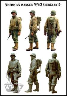 Evolution Miniatures 135 American Ranger WWII (Sergeant) 35026  