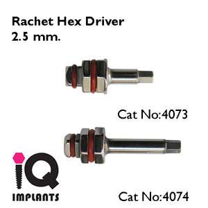 Hex Drivers 2.5 mm Dental Implant/Implants Tools  