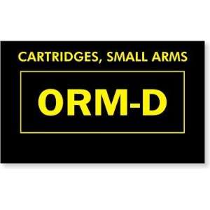 ORM D Cartridges Small Arms Coated Paper Label, 2.5 x 1.5 