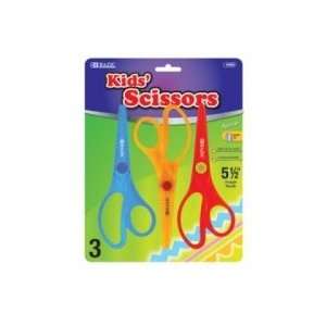   Fluorescent Safety Scissors (3/Pack)(Pack Of 144)