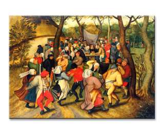 PIETER BREUGHEL   HOCHZEITSTANZ   58 x 41 CM BRUEGHEL  