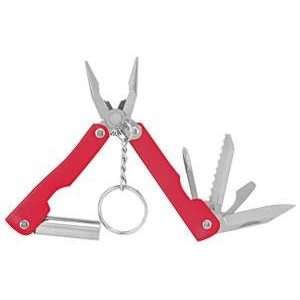  10 in 1 Mini Multi Tool with LED   Red   Great Neck Sheffield 