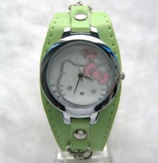   helloKitty Green shell face Quartz wrist watch  113G