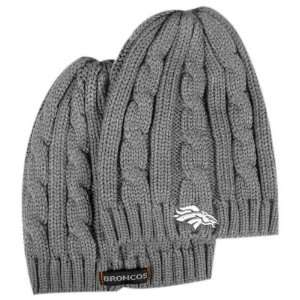 Denver Broncos Cuffless Cable Knit Cap