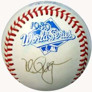  Mark McGwire Autographed Ball   1989 World Series PSA DNA 