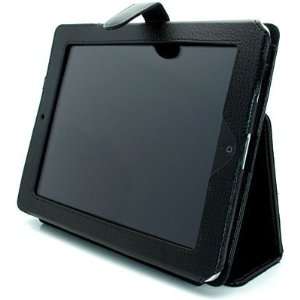  Cuffu Black Tablet Kickstand Leather Case for iPad Wi Fi 