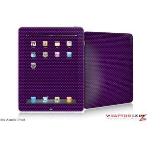  iPad Skin   Carbon Fiber Purple   fits Apple iPad by 