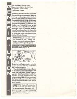 1992 Robotech Genesis Trading Card Store Promo HTF MINT  