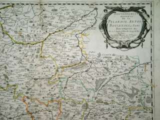 FRANKREICH Picardie Artois Boulenois KARTE SANSON 1651  