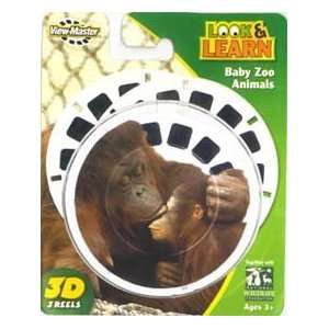  Baby Zoo Animals Look & Learn ViewMaster 3 Reel Set Toys & Games