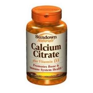  Sundown Calcium Citrate Plus D Tabs 60 Health & Personal 