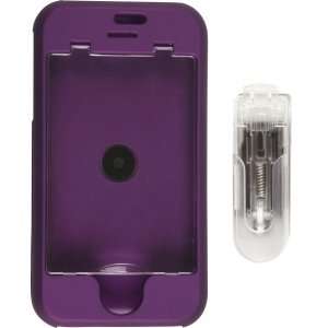  Ice Plum   Rubber Clip on Case for Apple iPhone 