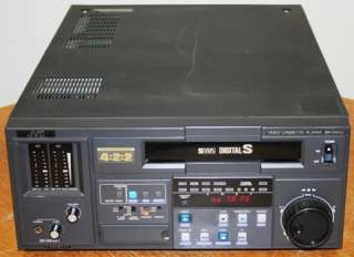 JVC BR D51U S VHS DIGITAL VTR D 9 FEEDER / PLAYER  
