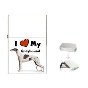  I Love My Greyhound Flip Top Lighter Health & Personal 