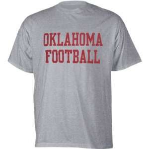 Oklahoma Sooners Grey Classic Football T Shirt
