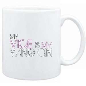    Mug White  my vice is my Yang Qin  Instruments