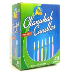 Colorful Chanukah Candles 44ct Grocery & Gourmet Food