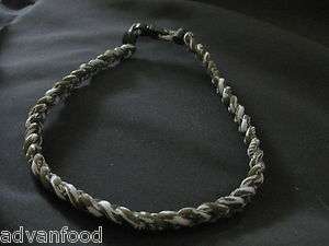 16 18 20 22 Camouflage Titanium Tornado Sports Rope Necklace *USA 