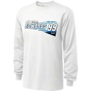  Carl Edwards #99 Deuce Long Sleeve T Shirt Sports 