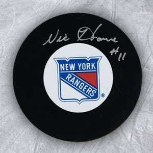  Vic Howe New York Rangers Autographed/Hand Signed Hockey 