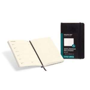   Planner Black Hard Cover Pocket (18 Month Diary) [Calendar] Moleskine