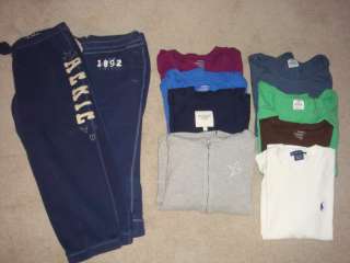 LOT OF LADIES T SHIRTS AND SWEATS L@@K ABERCROMBIE, POLO, VICTORIA 