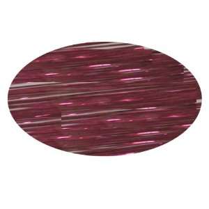 Piz Zaz Hair Glimmer Tinsel Cranberry Extensions + Hair Art Pin Tail 