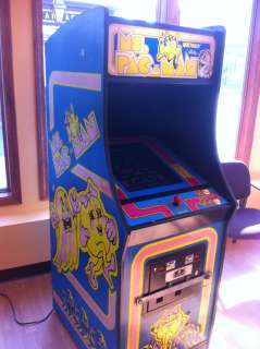 Ms Pac Man Original 1980s coin op arcade game  