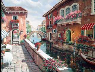 Bob Pejman AFTERNOON IN VENICE 20X26 Signed Canvas New  